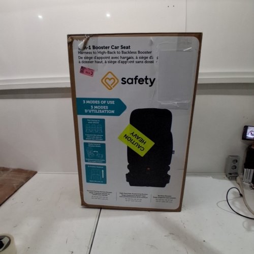 SAFETY 1ST 3-IN-1 HARNESS BOOSTER CAR SEAT - 100LB MAX - BLACK (MODEL: 22276CHHR) image 5
