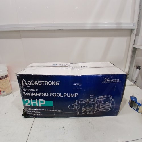 AQUASTRONG IN/ABOVE GROUND POOL PUMP HIGH FLOW SELF PRIMMING SWIMMING POOL PUMP - 2HP/115V/60HZ - GLOSSY BLACK (MODEL: PSP200) image 9