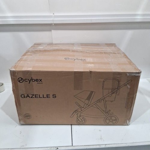 CYBEX GOLD GAZELLE S MODULAR STROLLER WITH SHOPPING BASKET - 50LB SEAT MAX LOAD - BLACK /SILVER (MODEL: 522004813) image 9