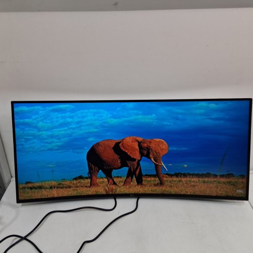 DELL CURVED MONITOR - 34" | USB-C | 1440P | 120HZ | INTEGRATED SPEAKERS - WHITE | SILVER - (MODEL: S3425DW) image 7