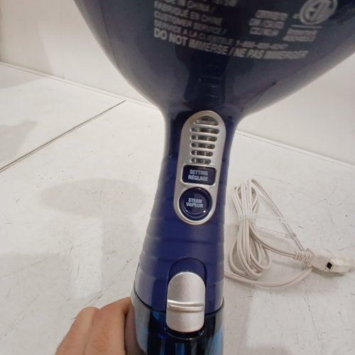 5 SETTING CONAIR TURBO EXTREME STEAM STEAM AND PRESS - 1875 WATTS -BLUE image 6