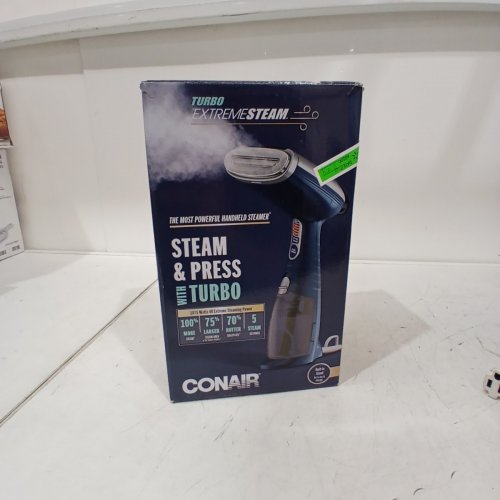 5 SETTING CONAIR TURBO EXTREME STEAM STEAM AND PRESS - 1875 WATTS -BLUE image 7