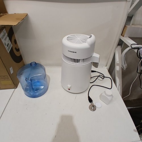 VIVOHOME COUNTERTOP WATER DISTILLER - 1.6L - 900W - WHITE - (MODEL:VH1480) image 3