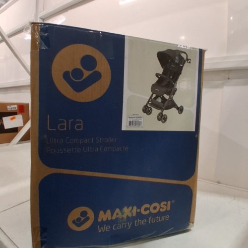 MAXI-COSI LARA ULTRA COMPACT/FOLDABLE STROLLER WITH TRAVEL CARRY BAG - 50LB CAPACITY - ESSENTIAL BLACK (MODEL: 01323CFNA) image 5