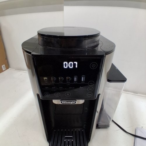 DELONGHI TRUEBREW HOT OR ICED SINGLE SERVE COFFEE MAKER WITH BUILT-IN GRINDER - BLACK/STAINLESS STEEL (MODEL: CAM51025MB) image 3