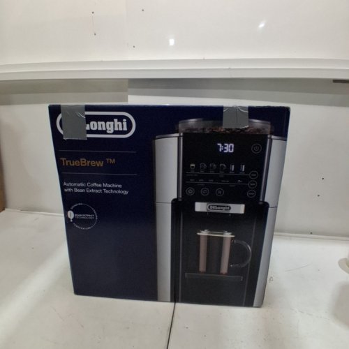 DELONGHI TRUEBREW HOT OR ICED SINGLE SERVE COFFEE MAKER WITH BUILT-IN GRINDER - BLACK/STAINLESS STEEL (MODEL: CAM51025MB) image 14