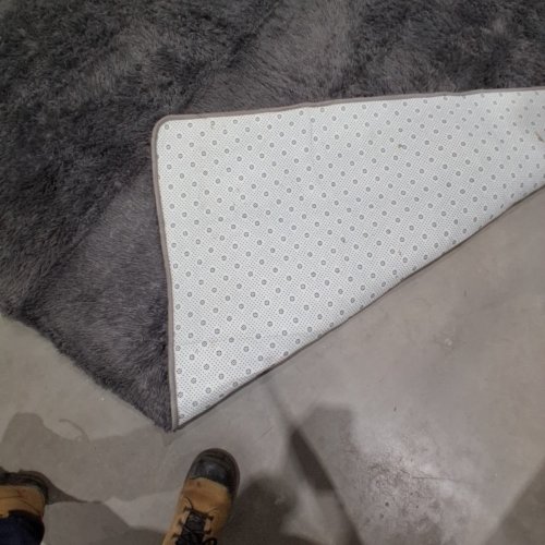 FLUFFY SOFT LARGE NON-SLIP AREA RUG - 8FT X 10FT - GREY image 4