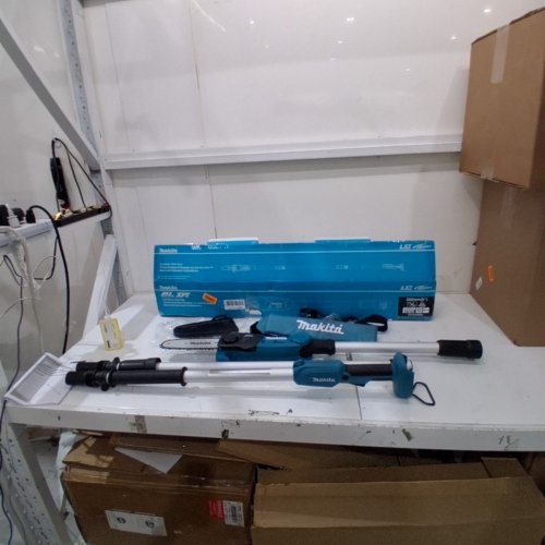**TOOL ONLY** 3PC MAKITA BRUSHLESS CORDLESS POLE SAW - 18V - TEAL/BLACK/SILVER image 2