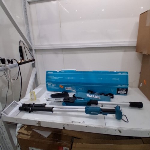 **TOOL ONLY** 3PC MAKITA BRUSHLESS CORDLESS POLE SAW - 18V - TEAL/BLACK/SILVER image 3