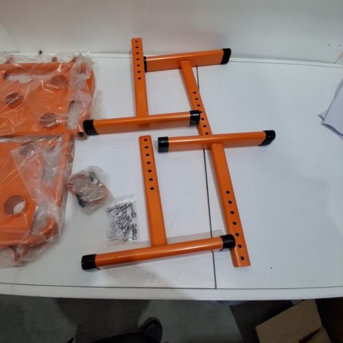 SELEWARE HEAVY DUTY ADJUSTABLE CABLE CADDY FOR SPOOLS UP TO 33" - 800 LBS CAP - ORANGE (MODEL: SWWSR-01-OR) image 3