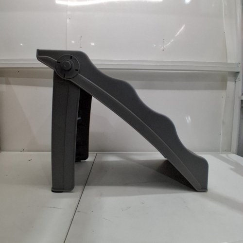 AMAZON BASICS FOLDABLE 4-STEP PET STAIRS - 19.8" X 16" X 25.9" - GREY (MODEL: B09T45VHNG) image 2