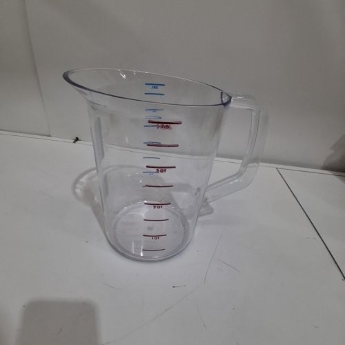 COMMERCIAL SIZE PLASTIC MEASURING CUP - 4 QT (ITEM: FG321800CLR) image 3