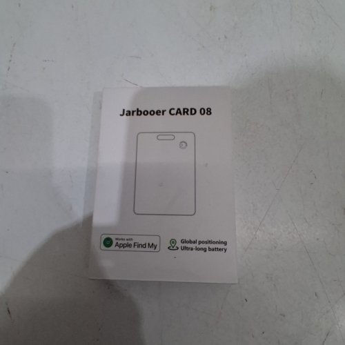 2PK JARBOOER CARD 08 ULTRA-SLIM RECHARGEABLE WALLET TRACKING CARD - BLACK (MODEL : B0GCS9FT29) image 3