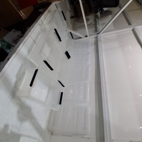 5PK IRIS, STACK & PULL STORAGE BOXES, 12 QT - CLEAR (MODEL: TB-42) image 3