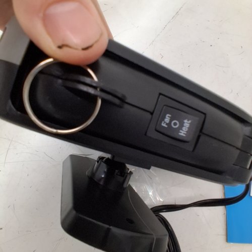 PLACHIDAY 2-IN-1 CAR HEATER FAN - 12 V, 150W - BLACK (MODEL: XF-5007) image 2