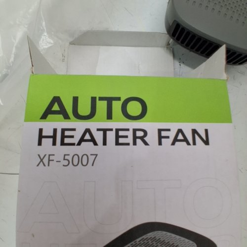 PLACHIDAY 2-IN-1 CAR HEATER FAN - 12 V, 150W - BLACK (MODEL: XF-5007) image 3