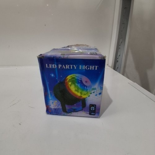 WALL MOUNTABLE REMOTE CONTROLLED LED DISCO PARTY LIGHT - 4" - MULTICOLOR image 4