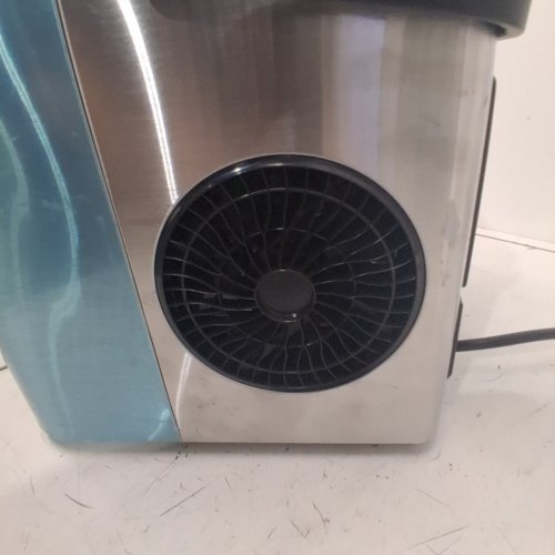 EUHOMY COUNTERTOP ICE MAKER MACHINE WITH HANDLE, BASKET AND SCOOP - MAKES 26LBS PER DAY - STAINLESS STEEL - (MODEL: IM001-BSI-CAEH / IM-06S) image 5