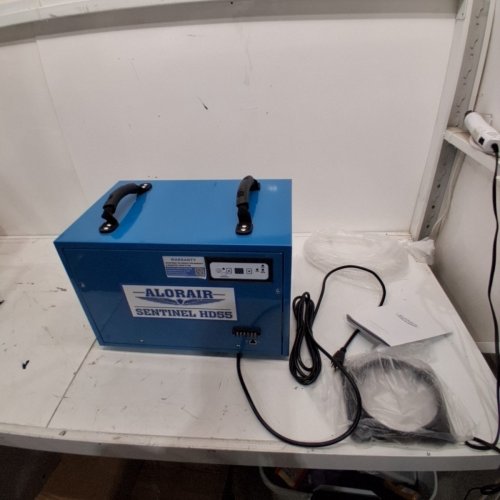ALORAIR COMMERCIAL DEHUMIDIFIER WITH DRAIN HOSE, COMPACT, PORTABLE, AUTO DEFROST, MEMORY STARTING - 113 PINTS - 115V - BLUE - (SENTINEL HD55) image 3