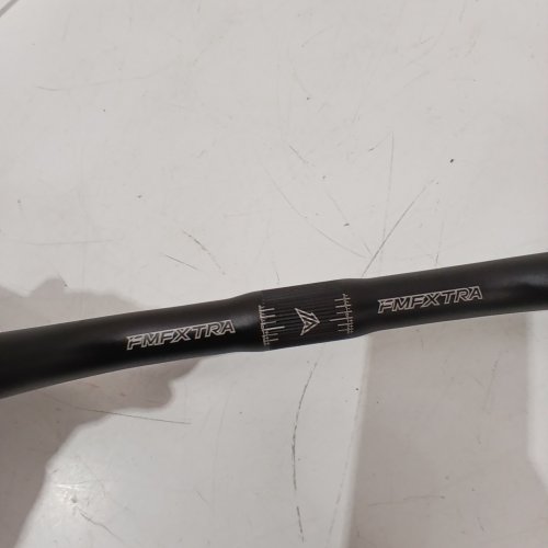 BULLHORN BICYCLE HANDLEBAR FOR ROAD & MTB CYCLING - 22" - BLACK image 3