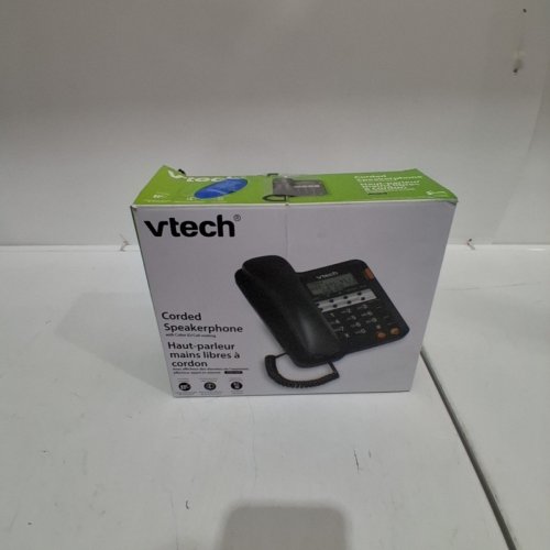 VTECH CORDED SPEAKERPHONE WITH CALLER ID - BLACK (MODEL: CD1153-BK) image 5