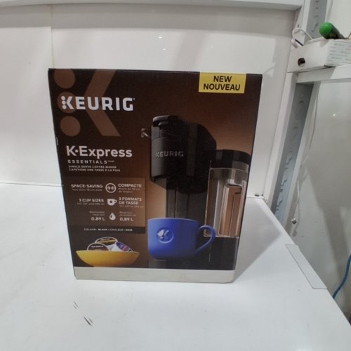 KEURIG K-EXPRESS ESSENTIALS SINGLE SERVE COFFEE MAKER - 3 CUP SIZES - BLACK - (MODEL:K49) image 6