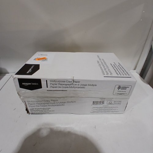 5 (500PK) AMAZON BASICS MULTIPURPOSE COPY PAPER (2500 SHEETS TOTAL) - 8.5" X 11" - WHITE image 3