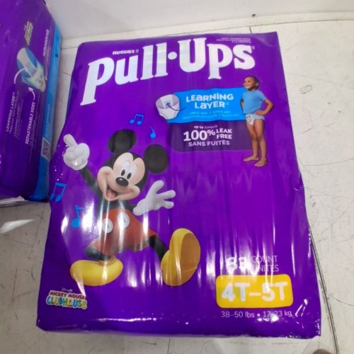 99PK BOYS HUGGIES MICKEY MOUSE PULL UPS TRAINING PANTS FOR TODDLERS - 4T-5T (MODEL:360005159806) image 4