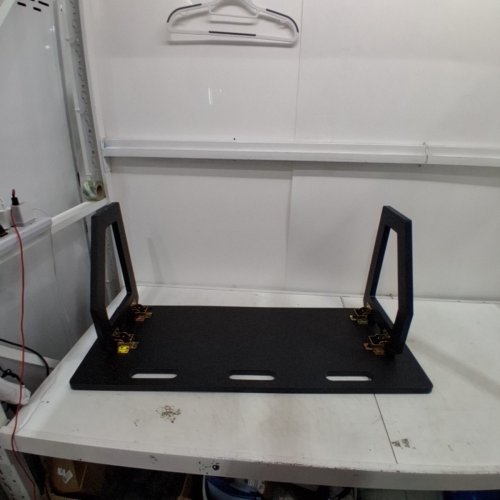 PORTABLE SOCCER REBOUNDER BOARD - 45" X 18" - BLACK image 3