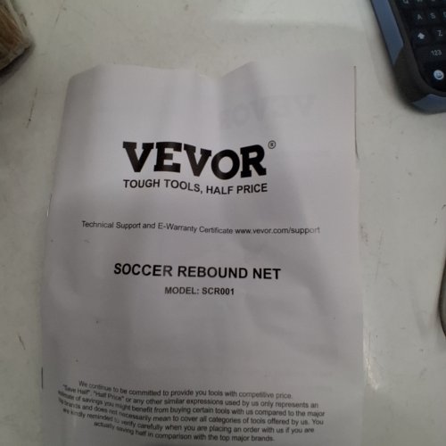 SOCCER REBOUNDER REBOUND NET - 72" X 51" - YELLOW/BLACK (MODEL: SCR001) image 3