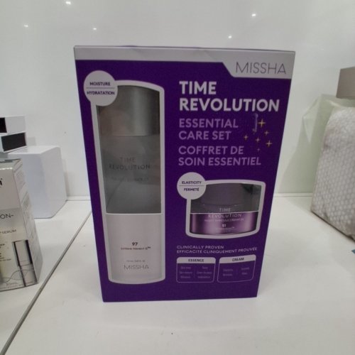 2PC MISSHA TIME REVOLUTION ESSENTIAL CARE SET - 150 ML ESSENCE + 50 ML CREAM image 5
