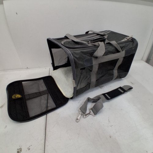 SHERPA ORIGINAL DELUXE PET TRAVEL CARRIER - LARGE -19" X 11.5" - 22LB CAP - CHARCOAL GREY (MODEL: 55555-29995-001) image 2