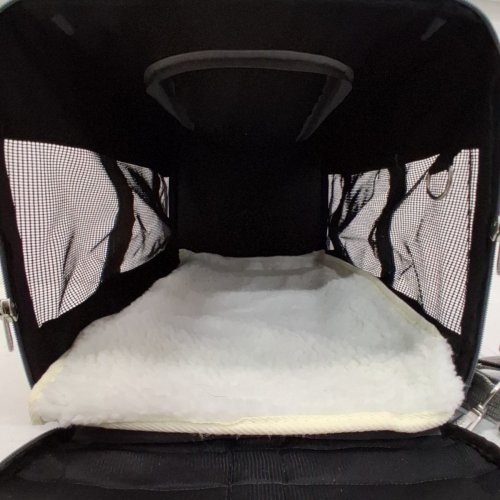 SHERPA ORIGINAL DELUXE PET TRAVEL CARRIER - LARGE -19" X 11.5" - 22LB CAP - CHARCOAL GREY (MODEL: 55555-29995-001) image 3