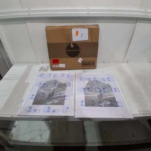 2PK AMERICANFLAT PICTURE/PHOTO FRAME - 16" X 20" - WHITE image 2