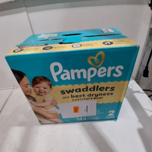 144PK PAMPERS SWADDLERS - SIZE 2 - MULTICOLOR image 2