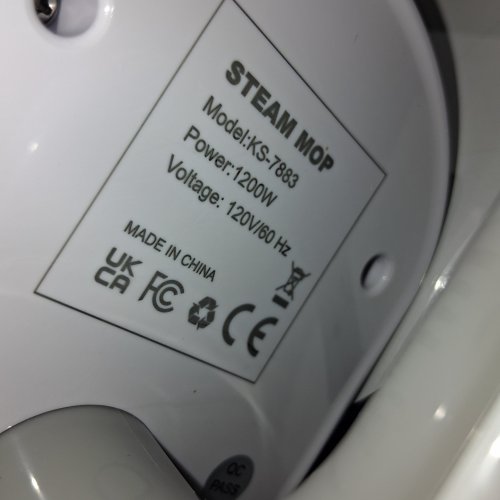 LABIGO 10-IN-1 STEAM MOP WITH DETACHABLE HANDHELD STEAMER KIT - 350 ML - WHITE image 3