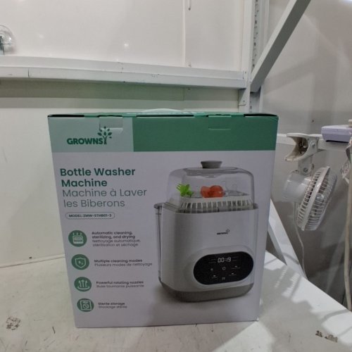 GROWNSY ALL-IN-ONE BOTTLE BOTTLE WASHER AND STERILIZER AND DRYER MACHINE WITH DETERGENT TABLETS- WHITE (MODEL: ZMW-STHB01-3) image 6