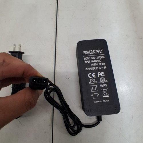 2PC ELECTRIC SCOOTER POWER SUPPLY - 5V - 2AMP -BLACK (MODEL: SJT-125E(NIU)) image 3