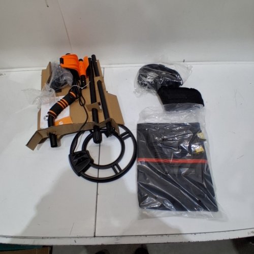 SUNPOW METAL DETECTOR, WATERPROOF AND ADJUSTABLE HIGH ACCURACY - ORANGE - (MODEL: OT-MD04)) image 2