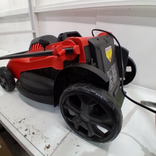 CRAFTSMAN CORDED ELECTRIC 3-IN-1 PUSH LAWN MOWER WITH MULCHING REAR BAGGING & SIDE DISCHARGE, WITH FOLDING HANDLE, 6 HEIGHT SETTINGS & DURABLE STEEL DECK - 13A - 20″ - RED (MODEL: CMEMW213) image 2