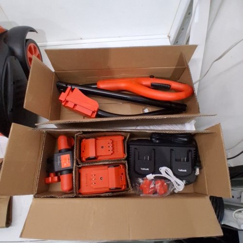 VOLTASK CORDLESS SNOW BLOWER SHOVEL - 16" - 48 V - ORANGE / BLACK (ITEM: SS-40A) image 4
