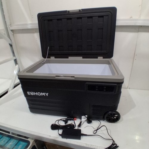 EUHOMY PORTABLE DIGITAL ELECTRIC CAR REFRIGERATOR/COOLER - 12V - 80QT - BLACK (MODEL: U75) image 3