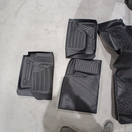 4PC ALTRAVOS FLOOR MATS WITH CARGO LINER - FOR 24-26 HYUNDAI KONA ELECTRIC - BLACK image 3