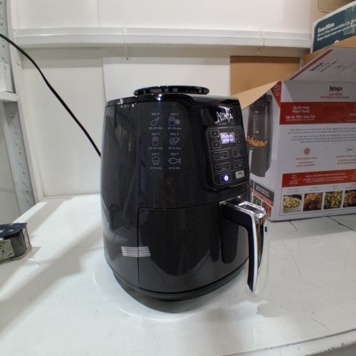 NINJA PROGRAMMABLE DIGITAL AIR FRYER - 3.8L CAPACITY - DARK GREY (MODEL: AF100C) image 3