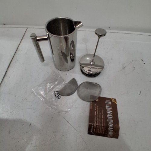 SECURA FRENCH PRESS COFFEE MAKER - 34OZ - SILVER image 2