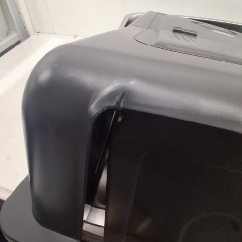 HOMEGROOVE STAINLESS STEEL CAT LITTER BOX WITH HOOD - 3XL (28" X 20"X18") - GREY image 2