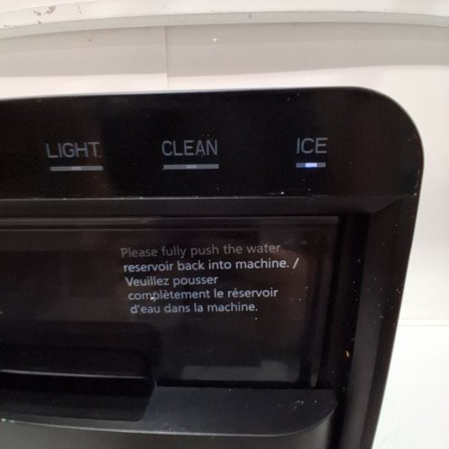 EUHOMY SELF-CLEANING COUNTERTOP NUGGET ICE MAKER - 40LBS/24H - BLACK - (MODEL: IM017-N) image 2