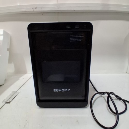 EUHOMY SELF-CLEANING COUNTERTOP NUGGET ICE MAKER - 40LBS/24H - BLACK - (MODEL: IM017-N) image 3