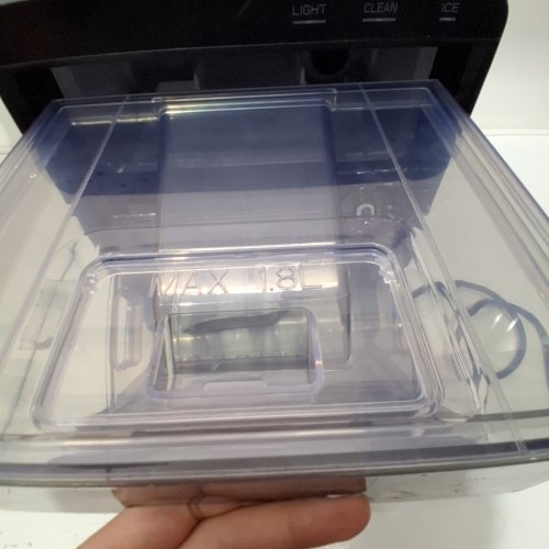 EUHOMY SELF-CLEANING COUNTERTOP NUGGET ICE MAKER - 40LBS/24H - BLACK - (MODEL: IM017-N) image 5