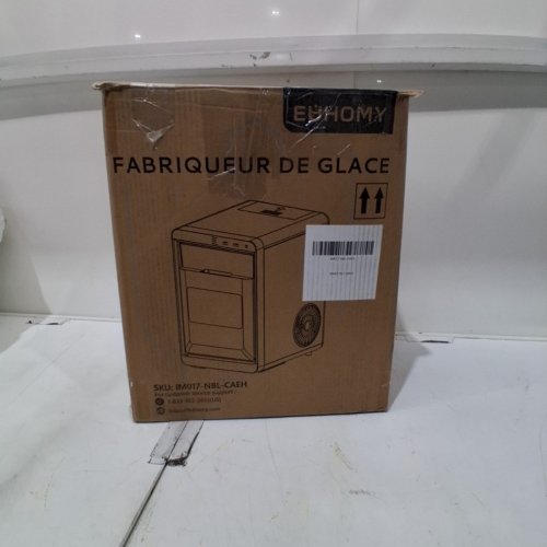 EUHOMY SELF-CLEANING COUNTERTOP NUGGET ICE MAKER - 40LBS/24H - BLACK - (MODEL: IM017-N) image 8